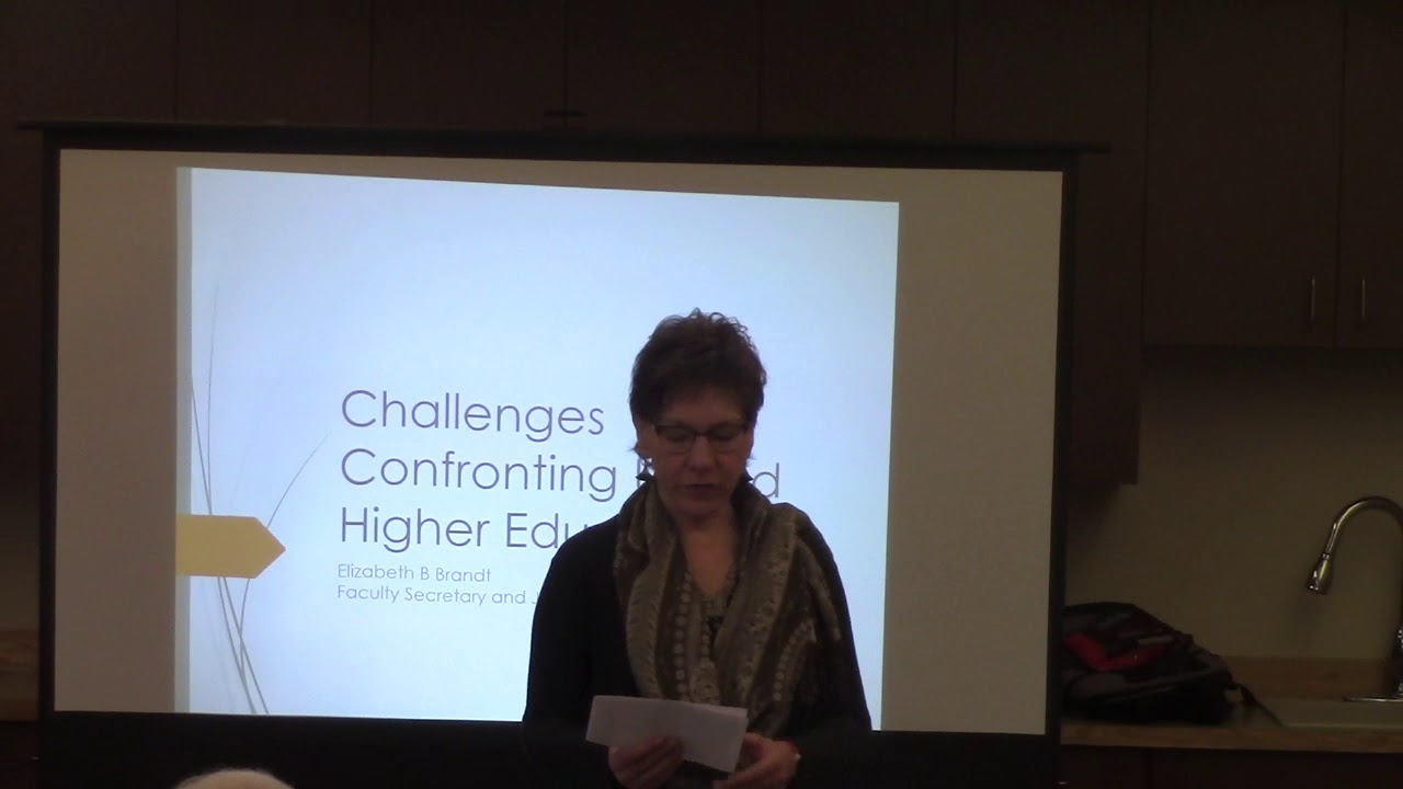 Tom Hansen Introduction, Challenges Confronting UI and Higher Education - January 23, 2019