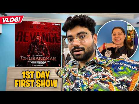 1st Day 1st Show Dhurander + INSANE Pani Puri Challenge (Behind The Scenes 🤯)