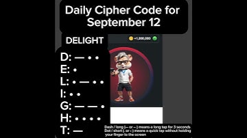 Daily Cipher Code for September 12 #hamsterkombatdailycipher #dailycipher #ciphercodes