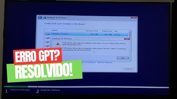 RESOLUÇÃO 2025: O disco selecionado está no estilo da partição GPT - Problema no Windows resolvido!