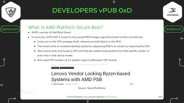 vPub 0xD - But can it run coreboot? Checking your AMD platform for Platform Secure Boot