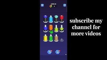 Nut Sort-Color Puzzle Game Level 50 Walkthrough ✅