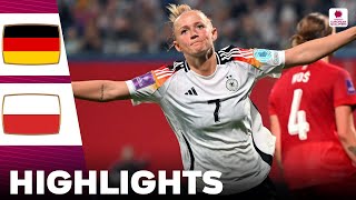 Germany vs Poland | What a Game | Highlights | Women's Euro Qualifiers 31052024