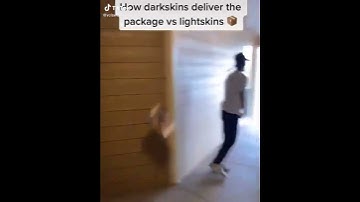 How Light skins Deliver Packages 📦 #shorts #roadto1k #memes #vs