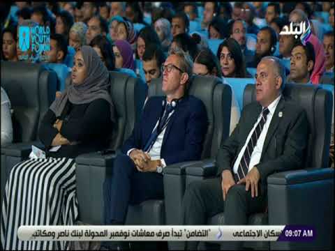 صباح البلد لقاء خاص مع الكاتب الصحفي عبد المحسن سلامة نقيب الصحفيين علي هامش منتدي شباب العالم