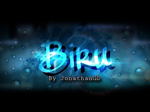 5000⭐ Biru 100% (Epic Medium Demon) By JonathanGD [3 Coins] | Geometry Dash 
