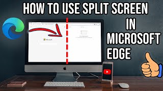 how to use split screen mode in microsoft edge!