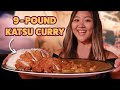 I Challenged My Friend To Finish A 9-Pound Japanese Katsu Curry  Giant Food Time