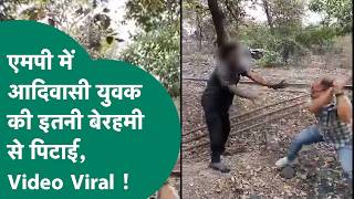 Viral Video: Madhya Pradesh में आदिवासी युवक की बेरहमी से पिटाई का वीडियो वायरल ! | MP Tak