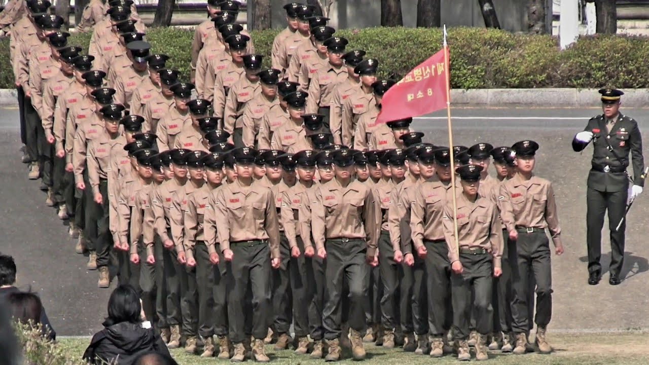 대한민국 해병대 1315기 수료식 현장 스케치 | 1교육대를 중심으로 | 입장부터 군가 제창까지