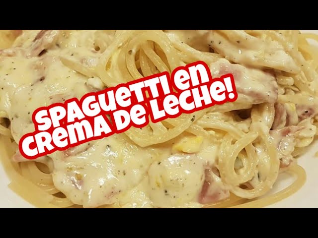 Cómo hacer SPAGUETI con POLLO Y VEGETALES en CREMA DE LECHE / Cocina Con  Nelu - YouTube