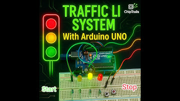 Traffic Light System | Arduino | Start/Stop Buttons | No Delay | Beginner Project" | @ChipTrails