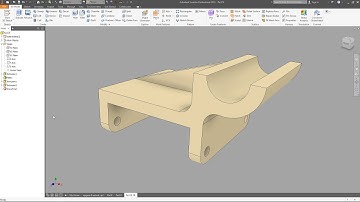 Inventor: Part 6 extrude and sketch - CJJ