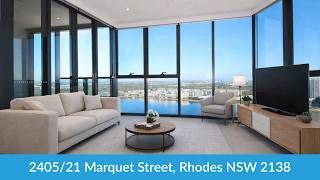 2405/21 Marquet Street, Rhodes - Stylish 2-Bedroom Apartment with Panoramic Water Views | FOR SALE