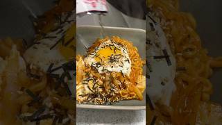 Fire Buldak with Fried Egg