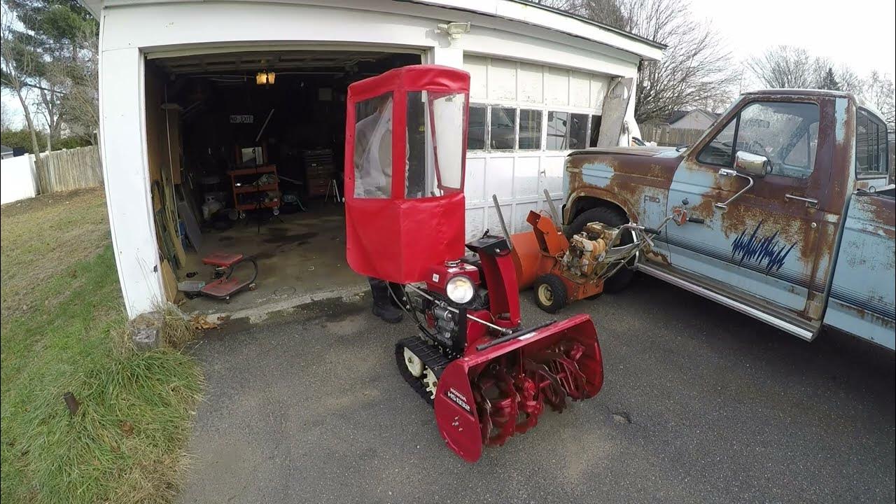 Honda snow blower doesn't want to run without choke. It will hunt. Let