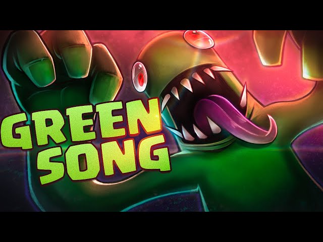 GREEN - Rainbow Friends Animated Rap Song (Roblox) class=