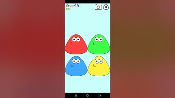 Pou Sounds Wrong Pou! Find Pou Wrong cup! Game Over Sky Jump Food Drop Pou ate a bad thing!