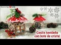 ADORNOS NAVIDEÑOS CON RECICLAJE ⭐MANUALIDADES NAVIDAD 2019 CARTON Y CRISTAL