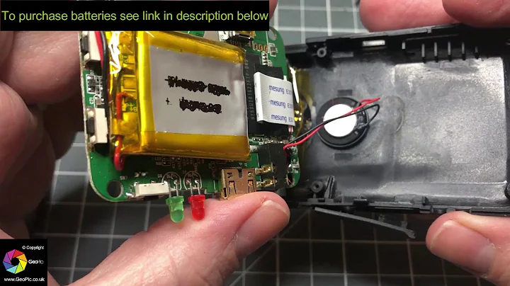 How to change / replace the battery in a Nextbase Dashcam Dash Cam 202 Lite and similar models