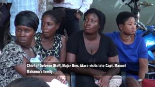 CHIEF OF DEFENSE STAFF VISITS CAPT MAXWELL ADAM MAHAMA'S (LATE) FAMILY screenshot 4