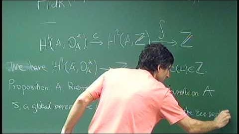 Doutorado: Introdução à Geometria Complexa - Aula 22