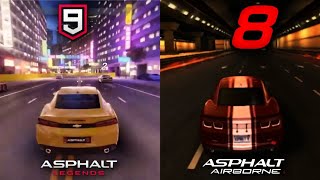 Asphalt 8 vs Asphalt 9 Comparison - Gameplay screenshot 2