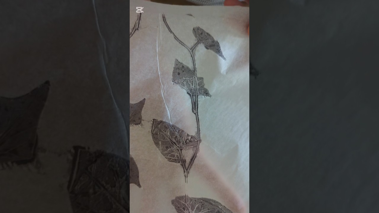 Printing with weeds on the gelliplate 