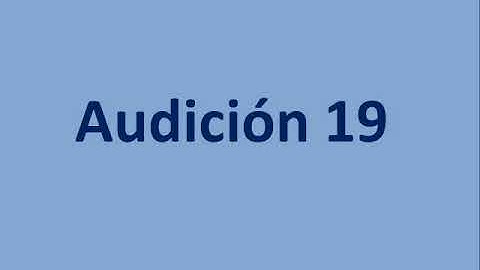 Audición 19