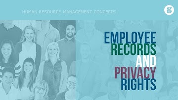 Employee Records and Privacy Rights