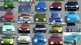 Моды Симпл Кар: T2, Camry, 2115, Zaz, Ziu9, 2109, 2120, Subaru, Tranzit, 2107, Gazelle, Silvia, Niva screenshot 5
