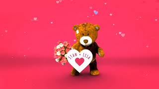 История любви 23211615 valentine bear heart gift card preview videohive #milanvideolife
