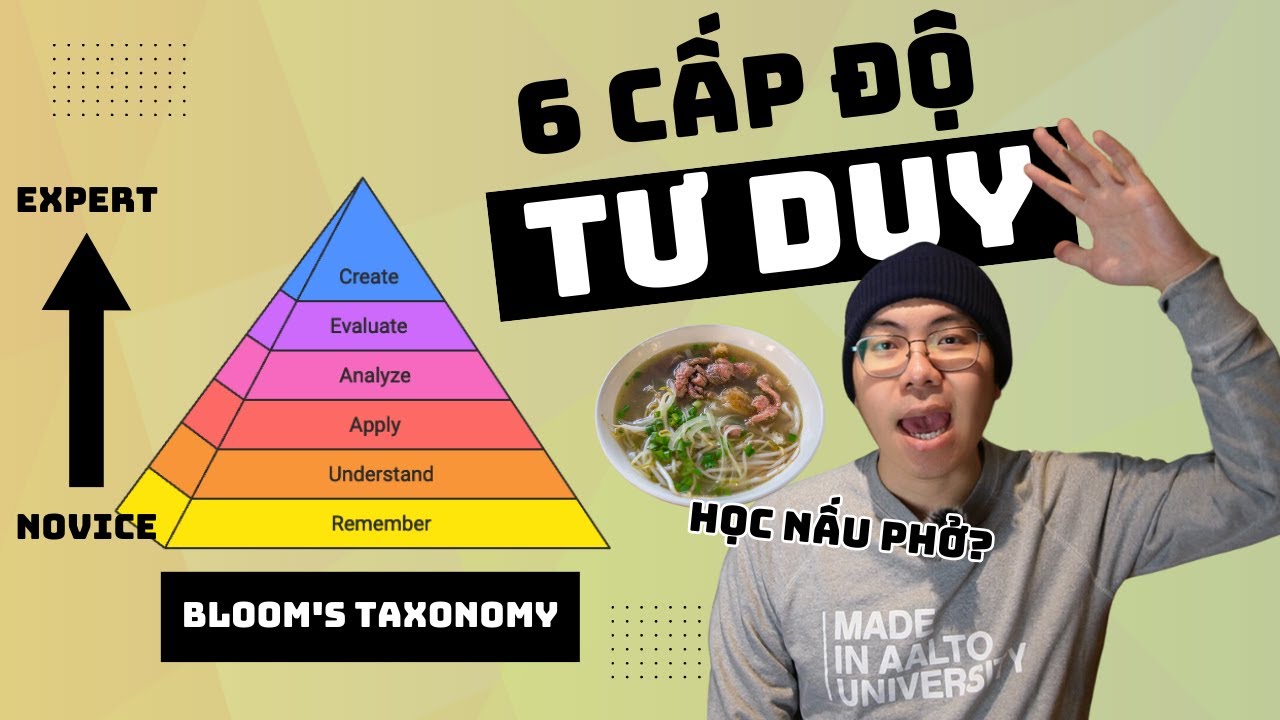 6 cấp độ tư duy: từ không biết gì đến chuyên gia | Bloom's taxonomy ...