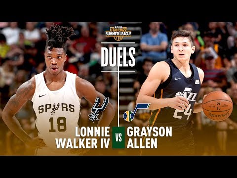 Lonnie Walker & Grayson Allen Duel In 2018 NBA Summer League Debut!