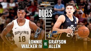 Lonnie Walker & Grayson Allen Duel In 2018 Nba Summer League Debut