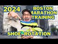 2024 boston marathon training  shoe rotation