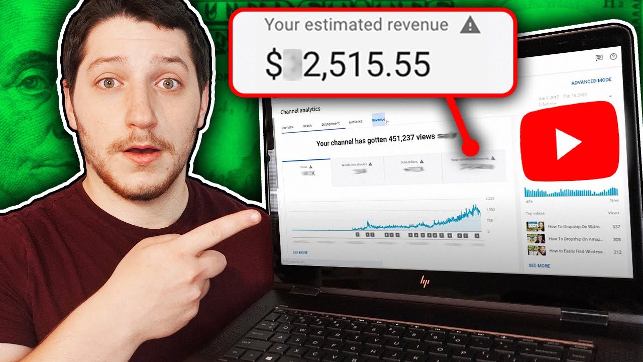 How Much Money I Make On Youtube With 10K Subscribers | Youtube Income