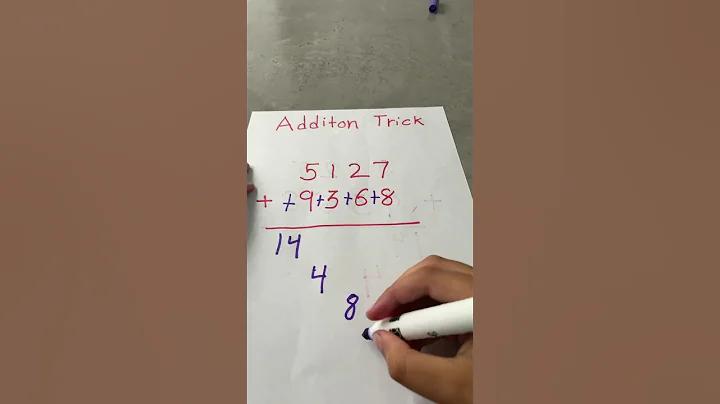 Addition Trick #shorts #easy #fun #simple #math #addition #trick #hack #tips #school #viral #number