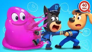 No Juegues Con Juguetes Peligrosos Dibujos Animados Sheriff Labrador En Español