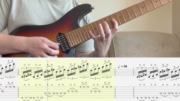 Diminished Arpeggio String Skipping Buckethead Lick - Guitar Tab | Lesson | Tutorial