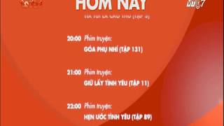 LỊCH PHÁT SÓNG TODAYTV (17h-05h30) 25.06.2017