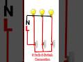 3 Lamp 3 Switch Wiring Diagram | 3 gang switch wiring | #shorts #connection #electrical #shortsfeed