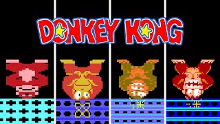 The DEFEAT of Donkey Kong in all Donkey Kong versions