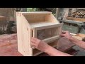 Creative Thinking Recycle Wooden Pallet // How To Make A Bread Box With A Beautiful Design