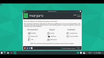 Manjaro 16.08 KDE