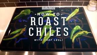 How to Roast Chiles #HowtoHarmons