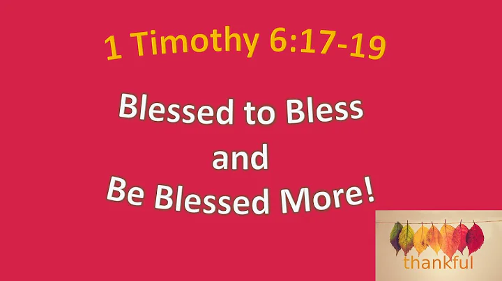 "Blessed to Bless and Be Blessed More!"