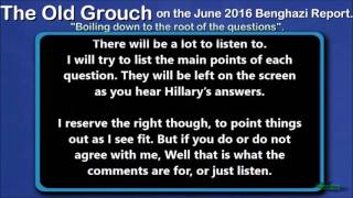 Benghazi 2016 Report: The Playlist. The Old Grouch just can't be quiet.