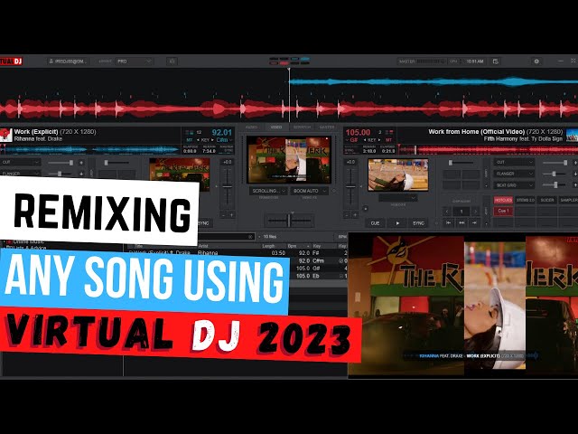 How to REMIX ANY SONG using VIRTUAL DJ 2023 stems 2.0 class=