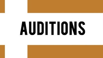 FIRST AUDITIONS OPEN [DCS]